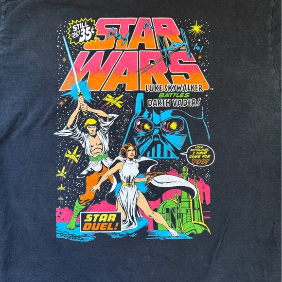 Vintage Star Wars Black Graphic Tee - Picture 2 of 4
